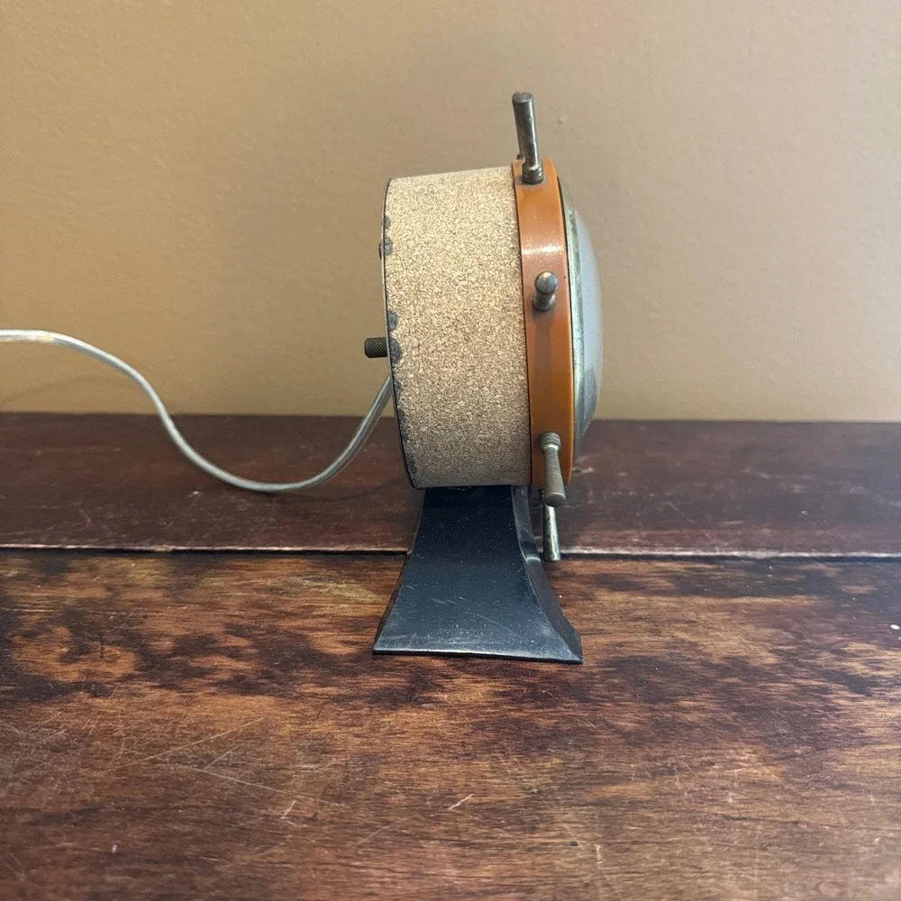 Vintage Seth Thomas Rudder Clock Mid Century Modern Nautical Decor E925-003‎
